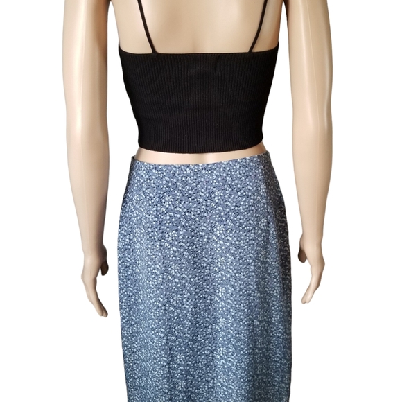 Vintage Smart Set Floral Wrap Skirt - Picture 6 of 10